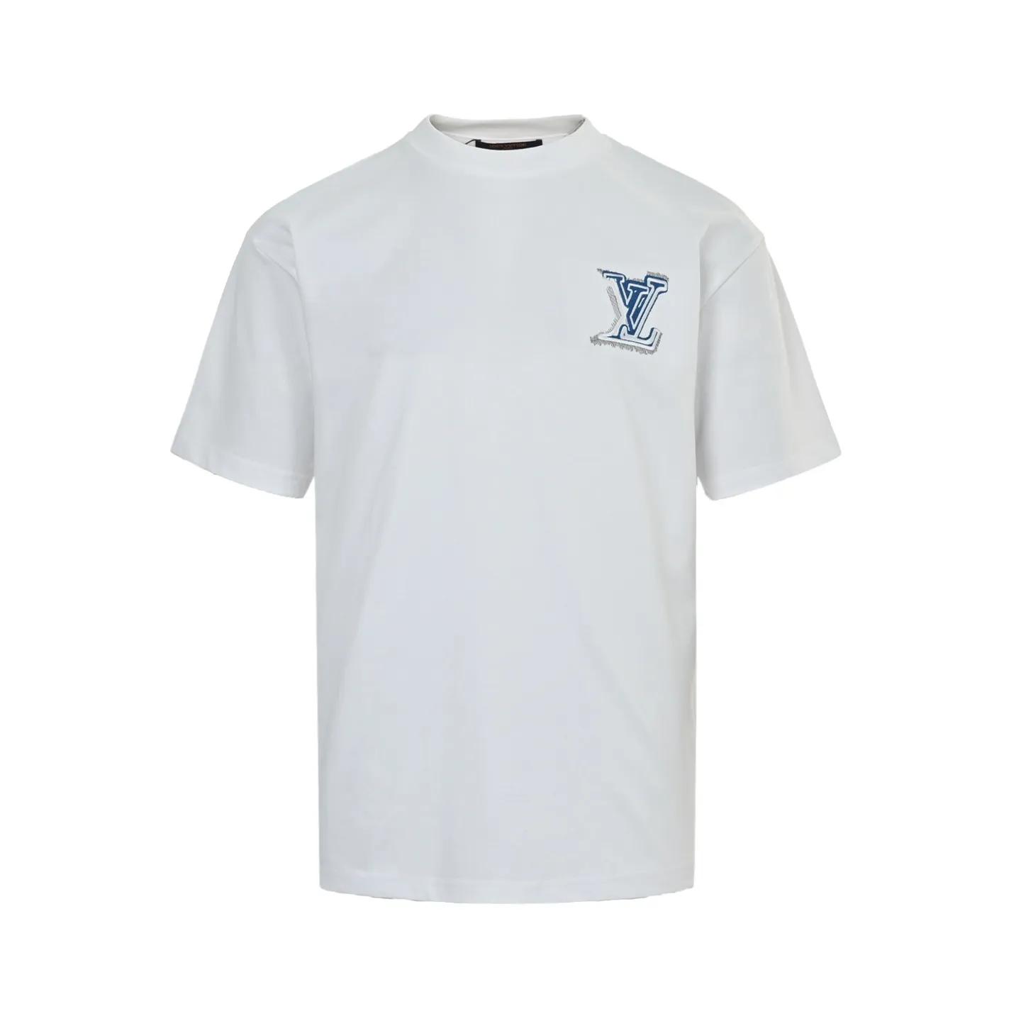 Louis Vuitton/Louis Vuitton short sleeves with front and rear letter logo embroidery